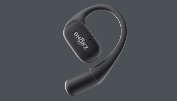 Накладные наушники Shokz OpenFit Black купить в Москве, цена 35490